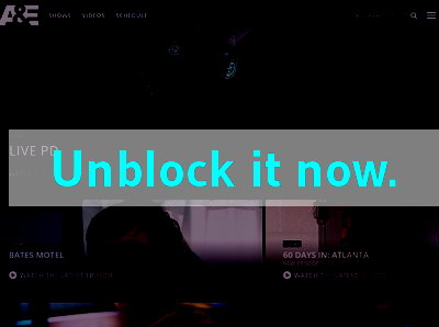 Click here to unblock AETV
