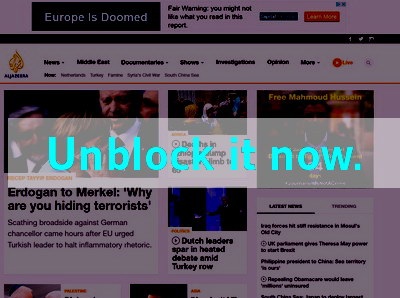 Click here to unblock Aljazeera America