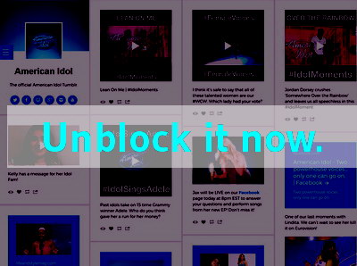 Click here to unblock American Idol