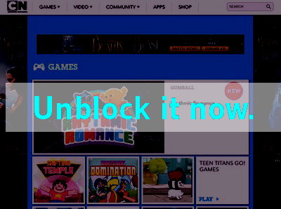 Click here to unblock Cartoon Network