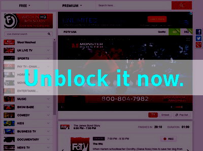 Click here to unblock Filmon