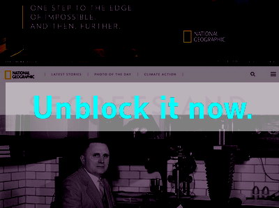 Click here to unblock NatGeo