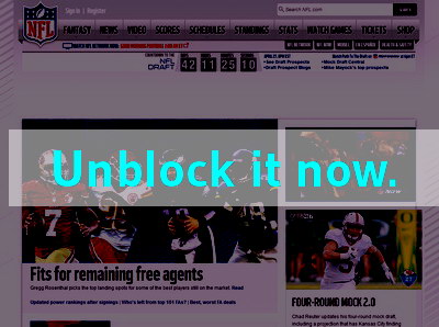 Click here to unblock NFL