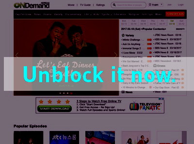 Click here to unblock OnDemandKorea