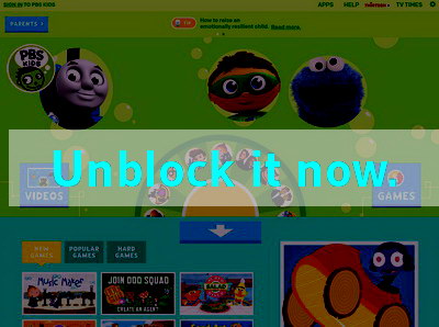 Click here to unblock PBS Kids