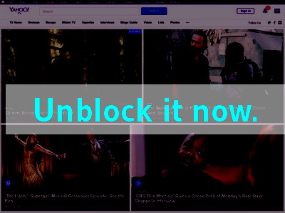 Click here to unblock Yahoo TV
