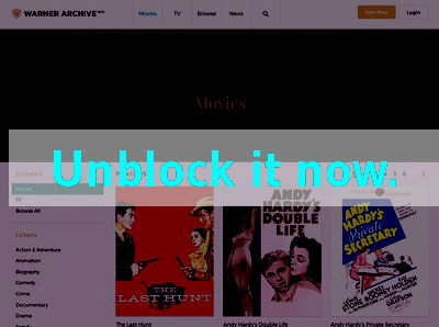 Click here to unblock Warner Instant Archive