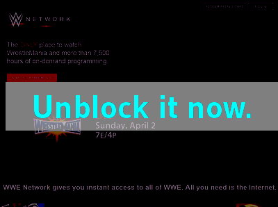 Click here to unblock WWE Network