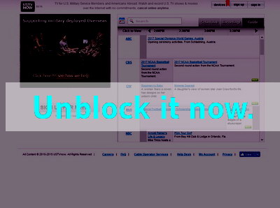 Click here to unblock USTVnow